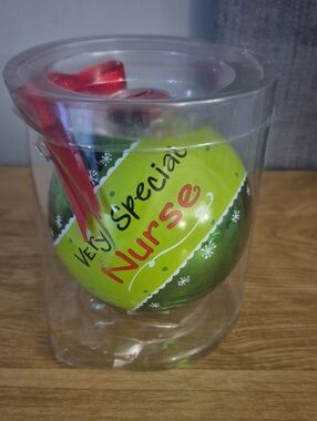 Very Special Nurse Green Holiday Ornament